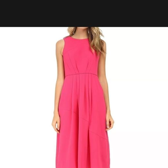 Shoshanna Mabrey Maxi Dress in Hot Pink Size 10 - Picture 1 of 9